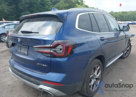 2024 BMW X3 xDrive30I z USA, uszkodzony, nr VIN WBX57DP08RN297326